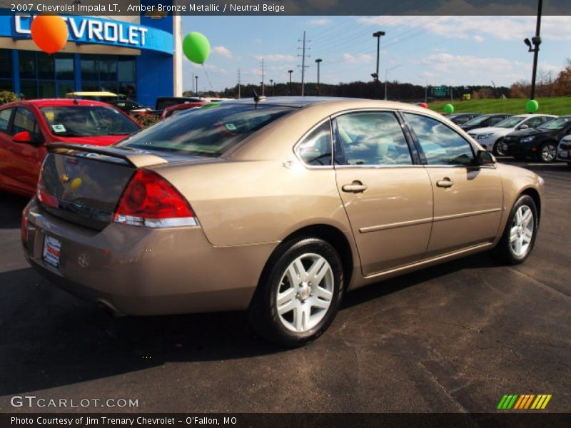 Amber Bronze Metallic / Neutral Beige 2007 Chevrolet Impala LT