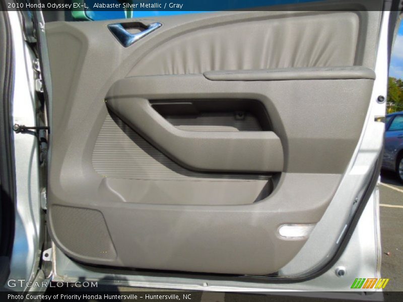 Alabaster Silver Metallic / Gray 2010 Honda Odyssey EX-L