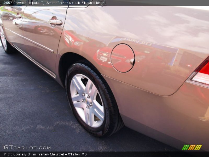 Amber Bronze Metallic / Neutral Beige 2007 Chevrolet Impala LT