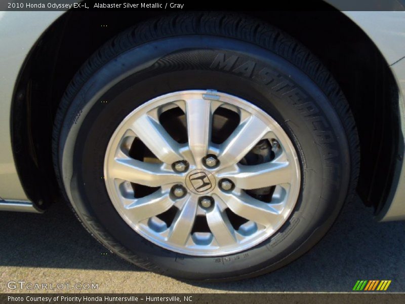 Alabaster Silver Metallic / Gray 2010 Honda Odyssey EX-L