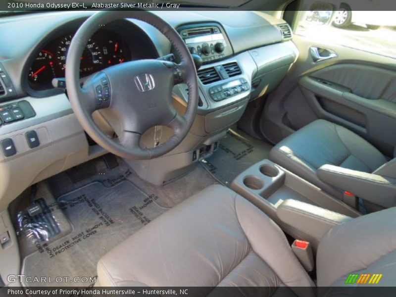 Alabaster Silver Metallic / Gray 2010 Honda Odyssey EX-L