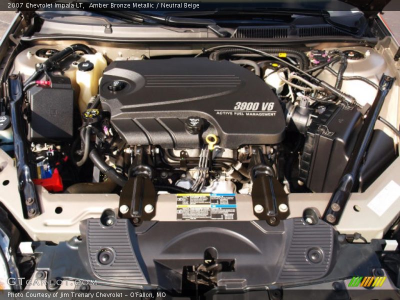 Amber Bronze Metallic / Neutral Beige 2007 Chevrolet Impala LT