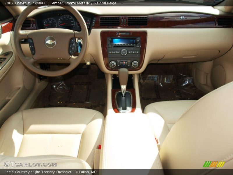 Amber Bronze Metallic / Neutral Beige 2007 Chevrolet Impala LT