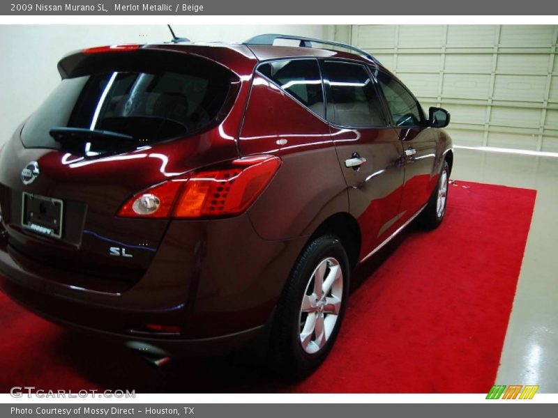 Merlot Metallic / Beige 2009 Nissan Murano SL
