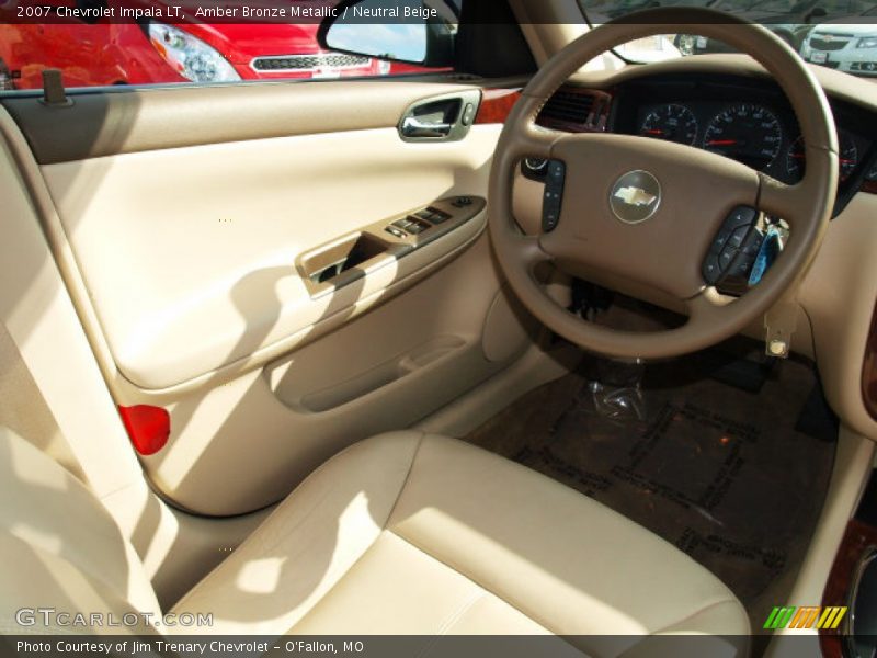 Amber Bronze Metallic / Neutral Beige 2007 Chevrolet Impala LT