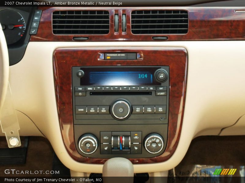 Amber Bronze Metallic / Neutral Beige 2007 Chevrolet Impala LT