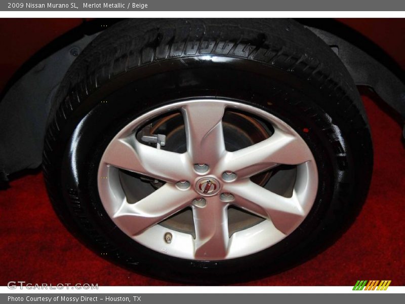 Merlot Metallic / Beige 2009 Nissan Murano SL