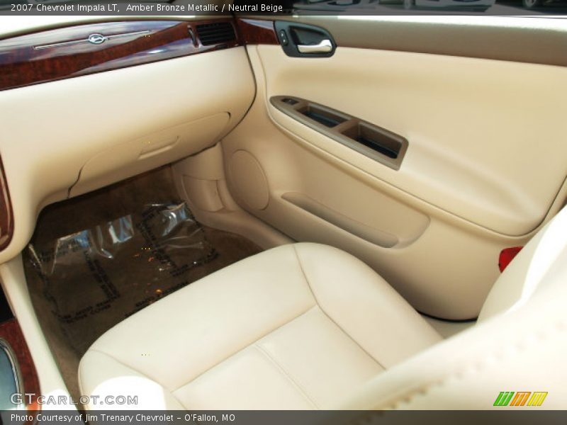 Amber Bronze Metallic / Neutral Beige 2007 Chevrolet Impala LT
