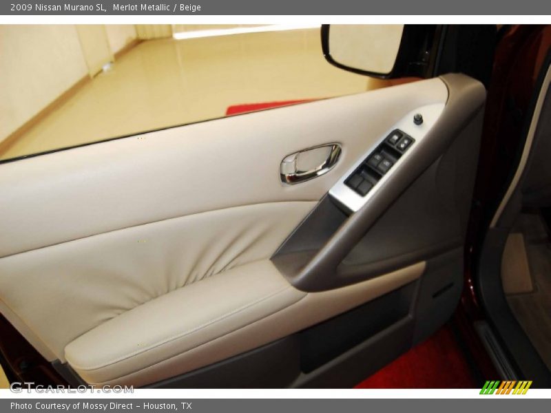 Merlot Metallic / Beige 2009 Nissan Murano SL