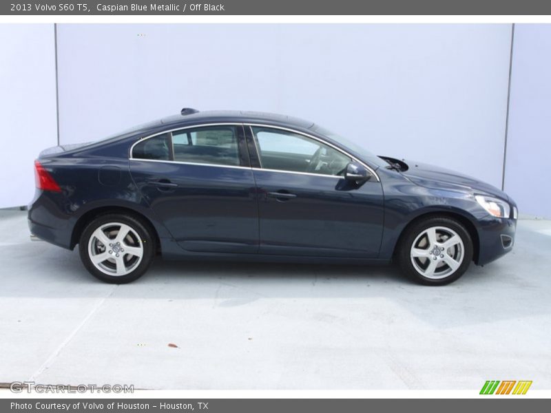 Caspian Blue Metallic / Off Black 2013 Volvo S60 T5