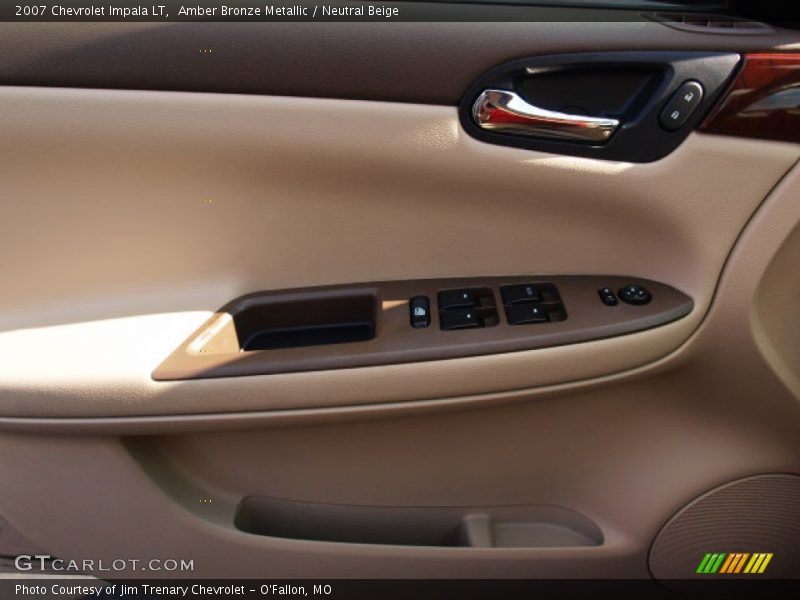 Amber Bronze Metallic / Neutral Beige 2007 Chevrolet Impala LT