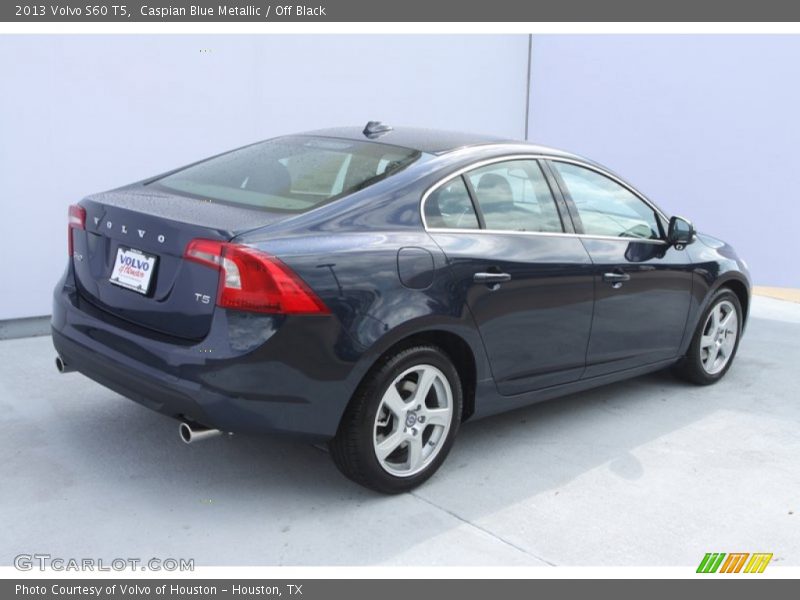 Caspian Blue Metallic / Off Black 2013 Volvo S60 T5