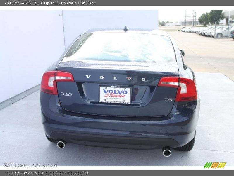 Caspian Blue Metallic / Off Black 2013 Volvo S60 T5