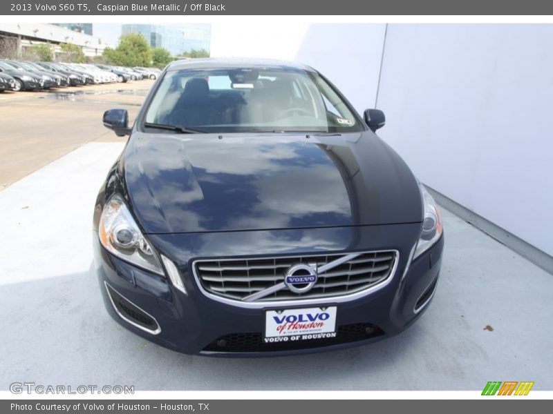 Caspian Blue Metallic / Off Black 2013 Volvo S60 T5