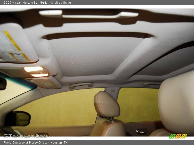 Merlot Metallic / Beige 2009 Nissan Murano SL