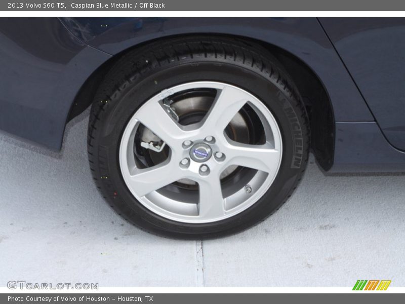 Caspian Blue Metallic / Off Black 2013 Volvo S60 T5