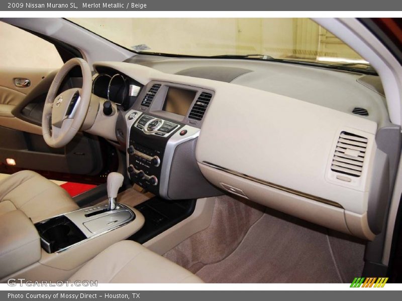 Merlot Metallic / Beige 2009 Nissan Murano SL