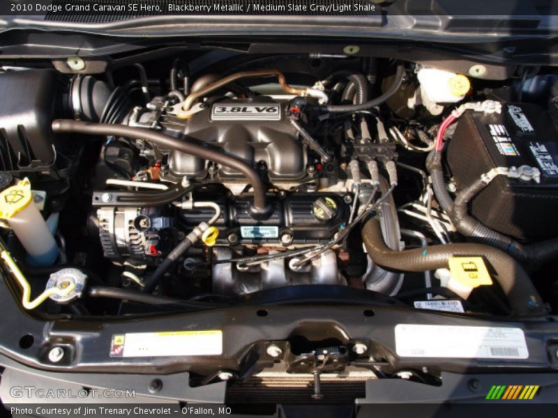 Blackberry Metallic / Medium Slate Gray/Light Shale 2010 Dodge Grand Caravan SE Hero