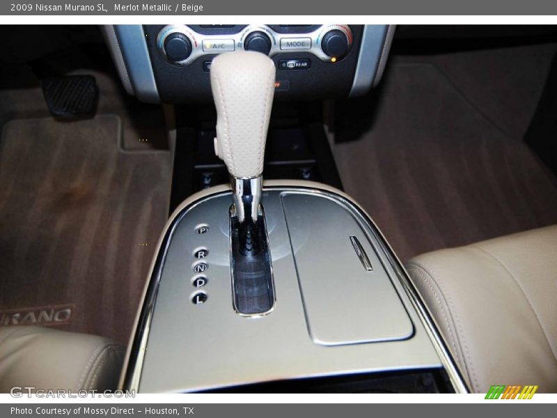 Merlot Metallic / Beige 2009 Nissan Murano SL