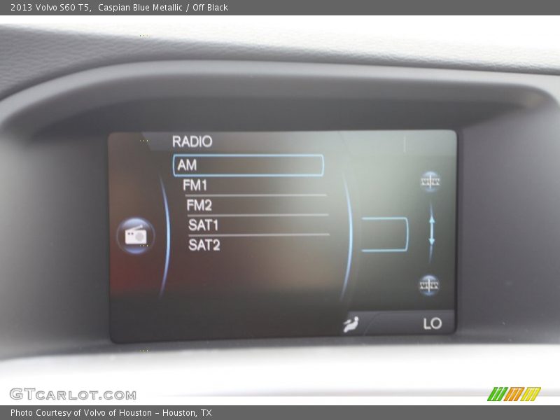 Caspian Blue Metallic / Off Black 2013 Volvo S60 T5