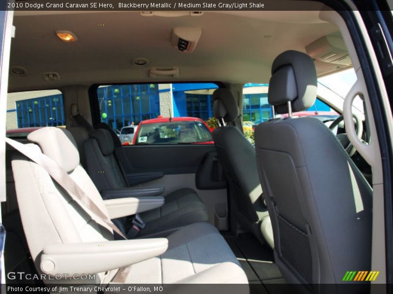 Blackberry Metallic / Medium Slate Gray/Light Shale 2010 Dodge Grand Caravan SE Hero