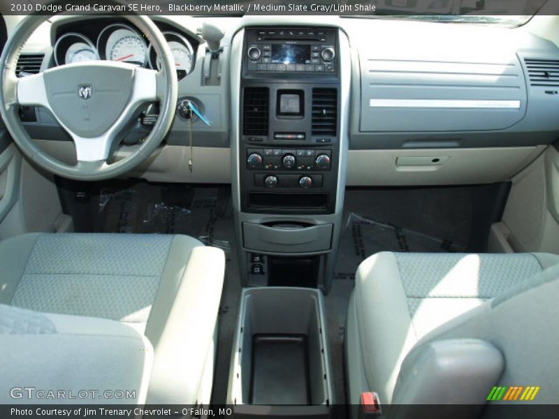 Blackberry Metallic / Medium Slate Gray/Light Shale 2010 Dodge Grand Caravan SE Hero