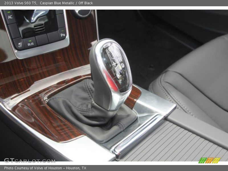 Caspian Blue Metallic / Off Black 2013 Volvo S60 T5