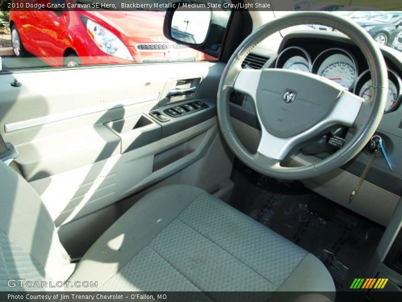 Blackberry Metallic / Medium Slate Gray/Light Shale 2010 Dodge Grand Caravan SE Hero