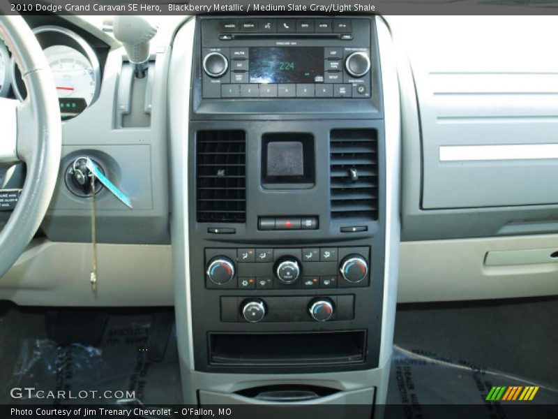 Blackberry Metallic / Medium Slate Gray/Light Shale 2010 Dodge Grand Caravan SE Hero