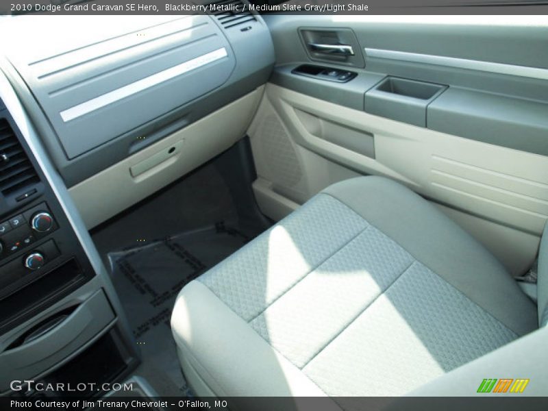 Blackberry Metallic / Medium Slate Gray/Light Shale 2010 Dodge Grand Caravan SE Hero