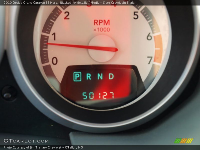Blackberry Metallic / Medium Slate Gray/Light Shale 2010 Dodge Grand Caravan SE Hero