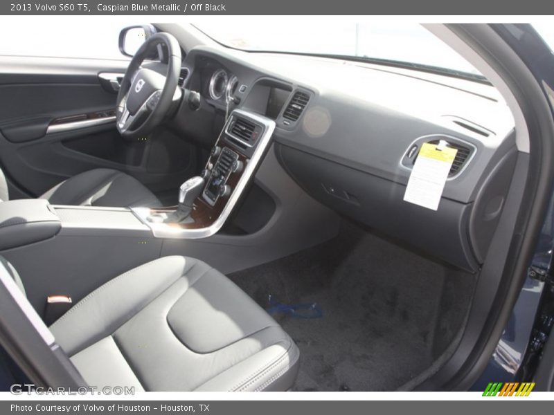 Caspian Blue Metallic / Off Black 2013 Volvo S60 T5