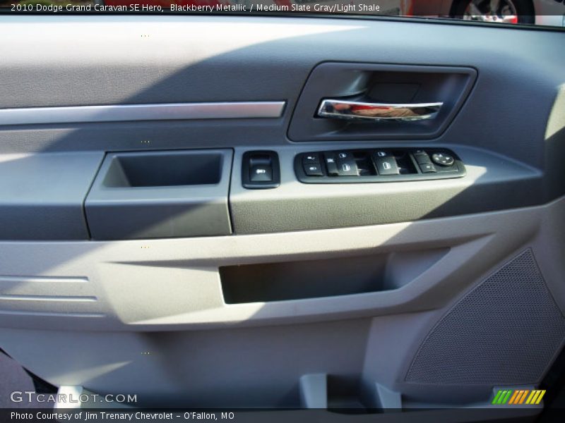 Blackberry Metallic / Medium Slate Gray/Light Shale 2010 Dodge Grand Caravan SE Hero