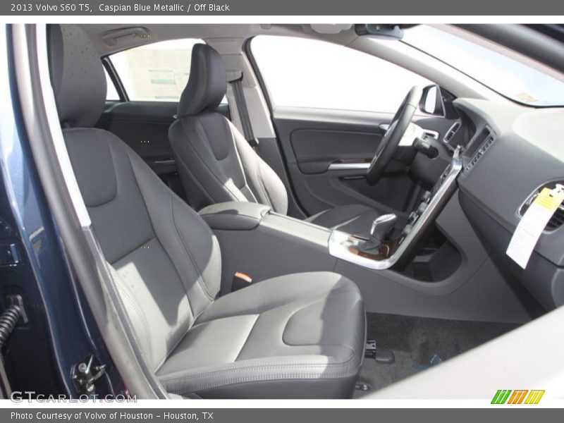 Caspian Blue Metallic / Off Black 2013 Volvo S60 T5