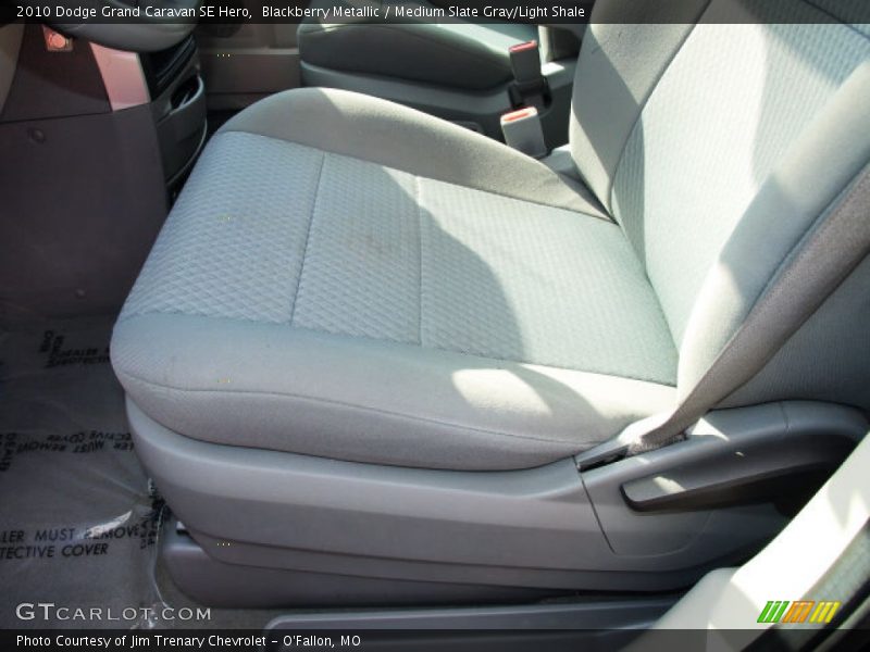 Blackberry Metallic / Medium Slate Gray/Light Shale 2010 Dodge Grand Caravan SE Hero