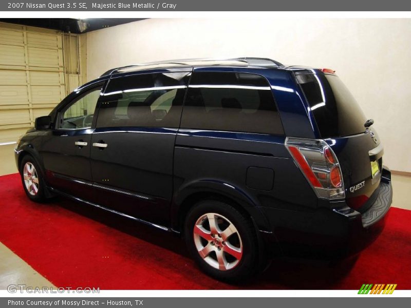 Majestic Blue Metallic / Gray 2007 Nissan Quest 3.5 SE