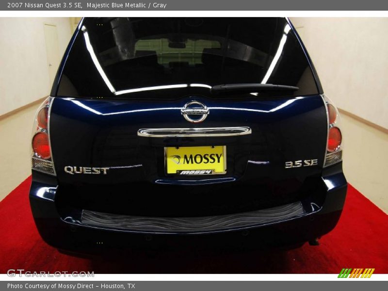 Majestic Blue Metallic / Gray 2007 Nissan Quest 3.5 SE