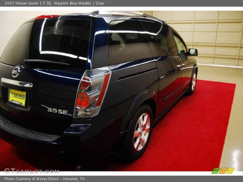 Majestic Blue Metallic / Gray 2007 Nissan Quest 3.5 SE