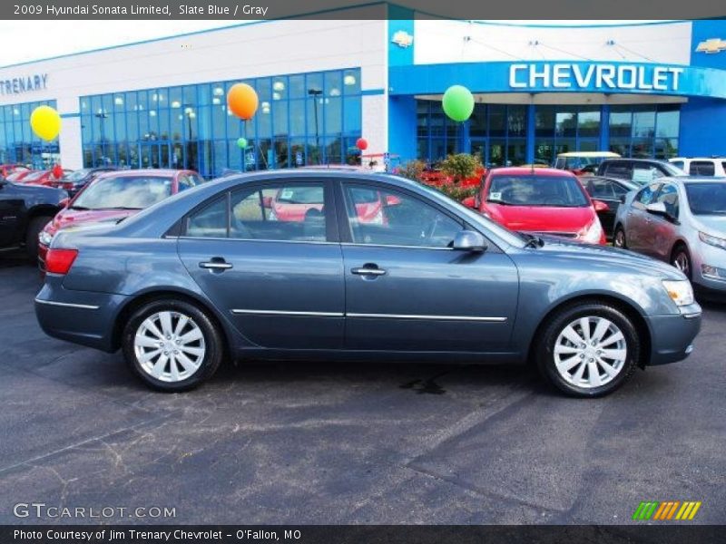 Slate Blue / Gray 2009 Hyundai Sonata Limited
