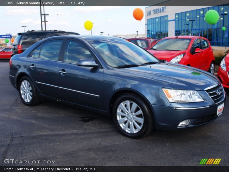 Slate Blue / Gray 2009 Hyundai Sonata Limited