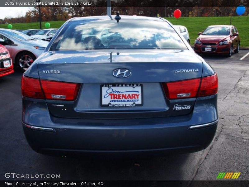 Slate Blue / Gray 2009 Hyundai Sonata Limited