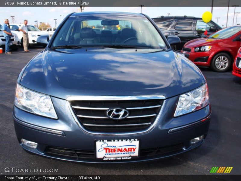Slate Blue / Gray 2009 Hyundai Sonata Limited