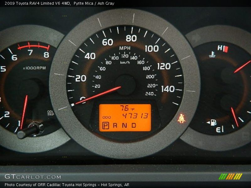  2009 RAV4 Limited V6 4WD Limited V6 4WD Gauges