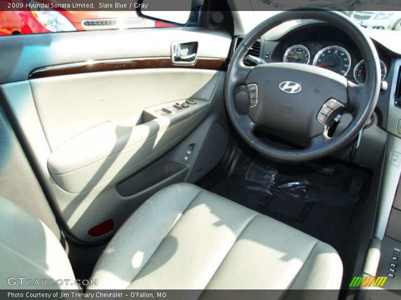 Slate Blue / Gray 2009 Hyundai Sonata Limited