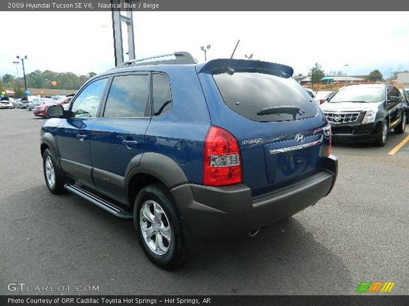 Nautical Blue / Beige 2009 Hyundai Tucson SE V6