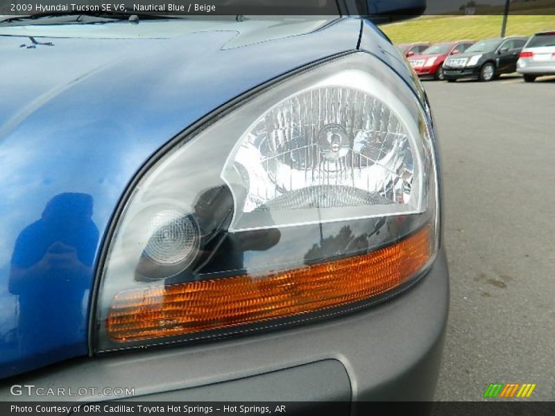 Nautical Blue / Beige 2009 Hyundai Tucson SE V6