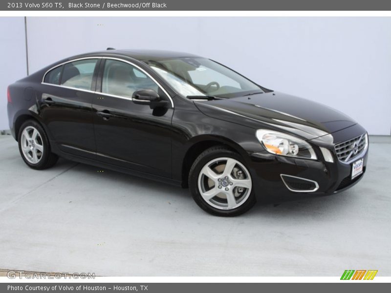 Black Stone / Beechwood/Off Black 2013 Volvo S60 T5