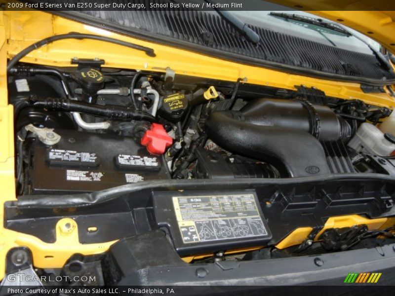 School Bus Yellow / Medium Flint 2009 Ford E Series Van E250 Super Duty Cargo