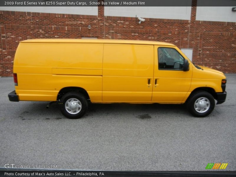  2009 E Series Van E250 Super Duty Cargo School Bus Yellow