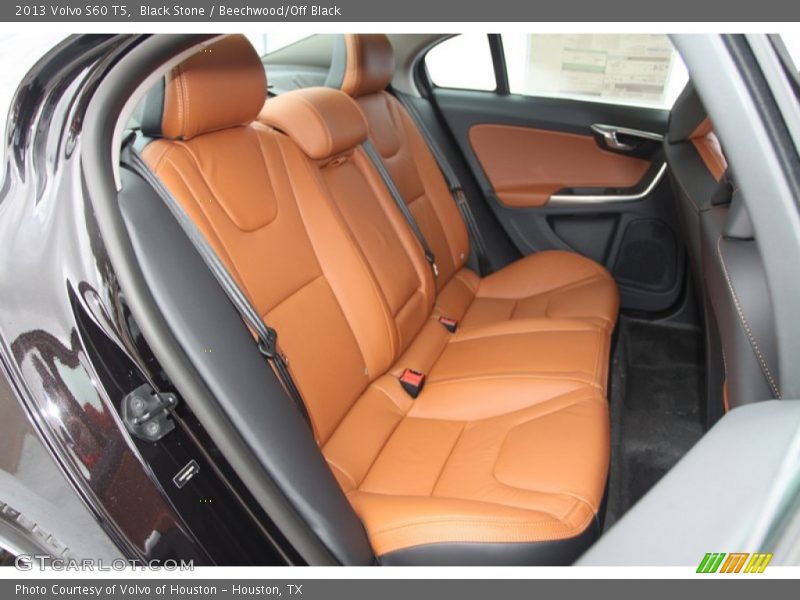  2013 S60 T5 Beechwood/Off Black Interior